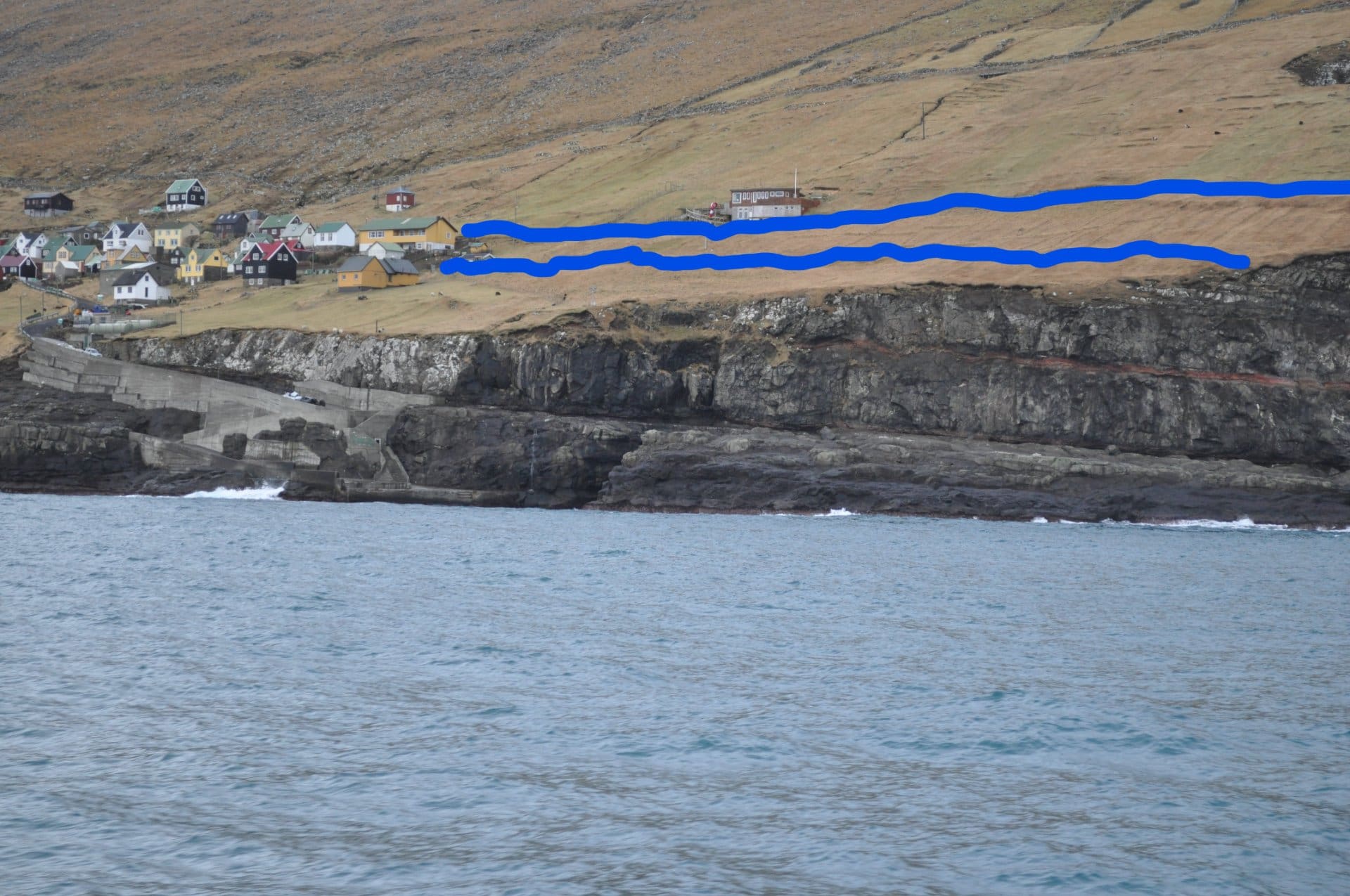 Úti millum Gøturnar