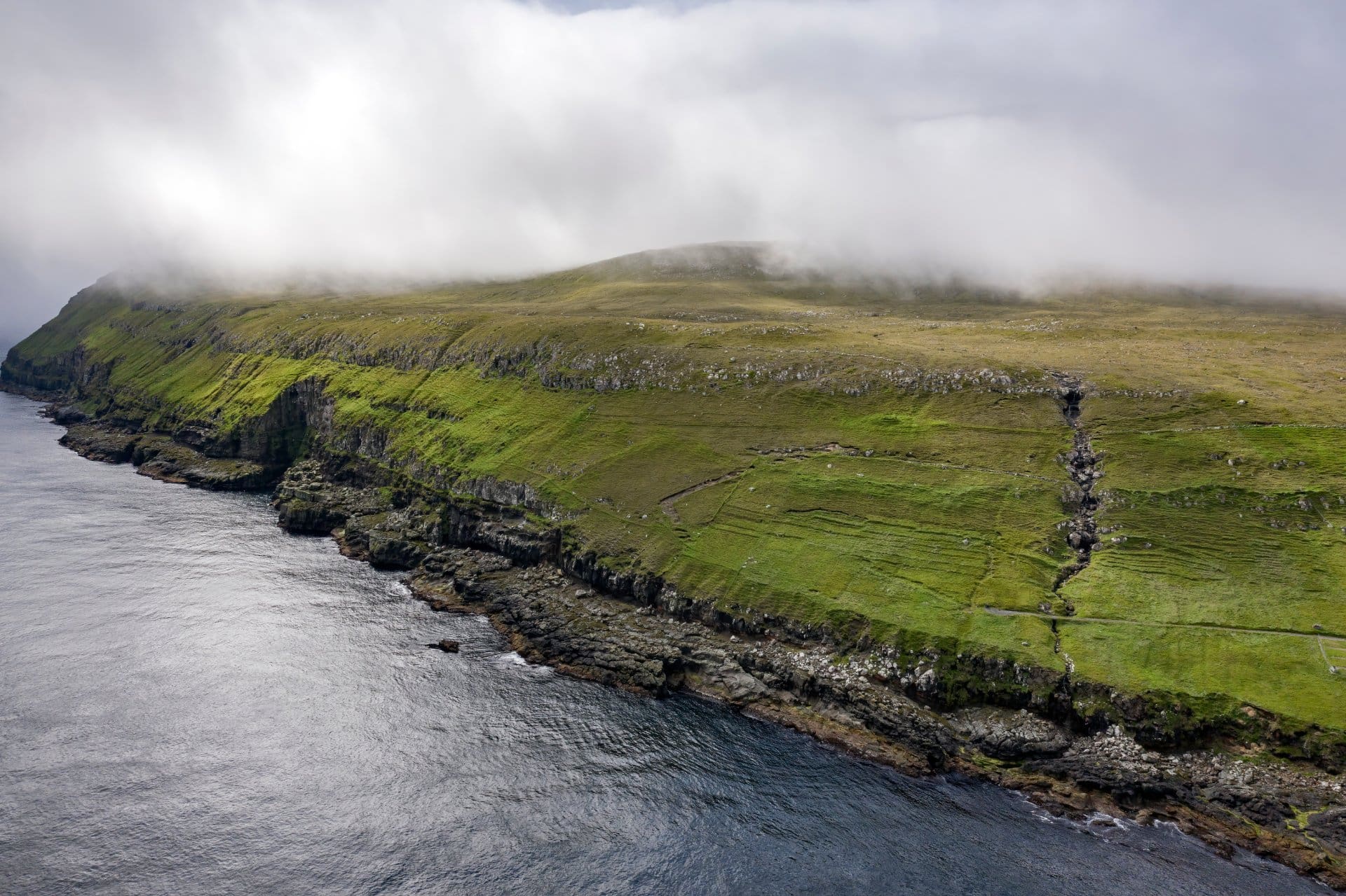 Mynd 30 1. Bergið 2. Innangarðs