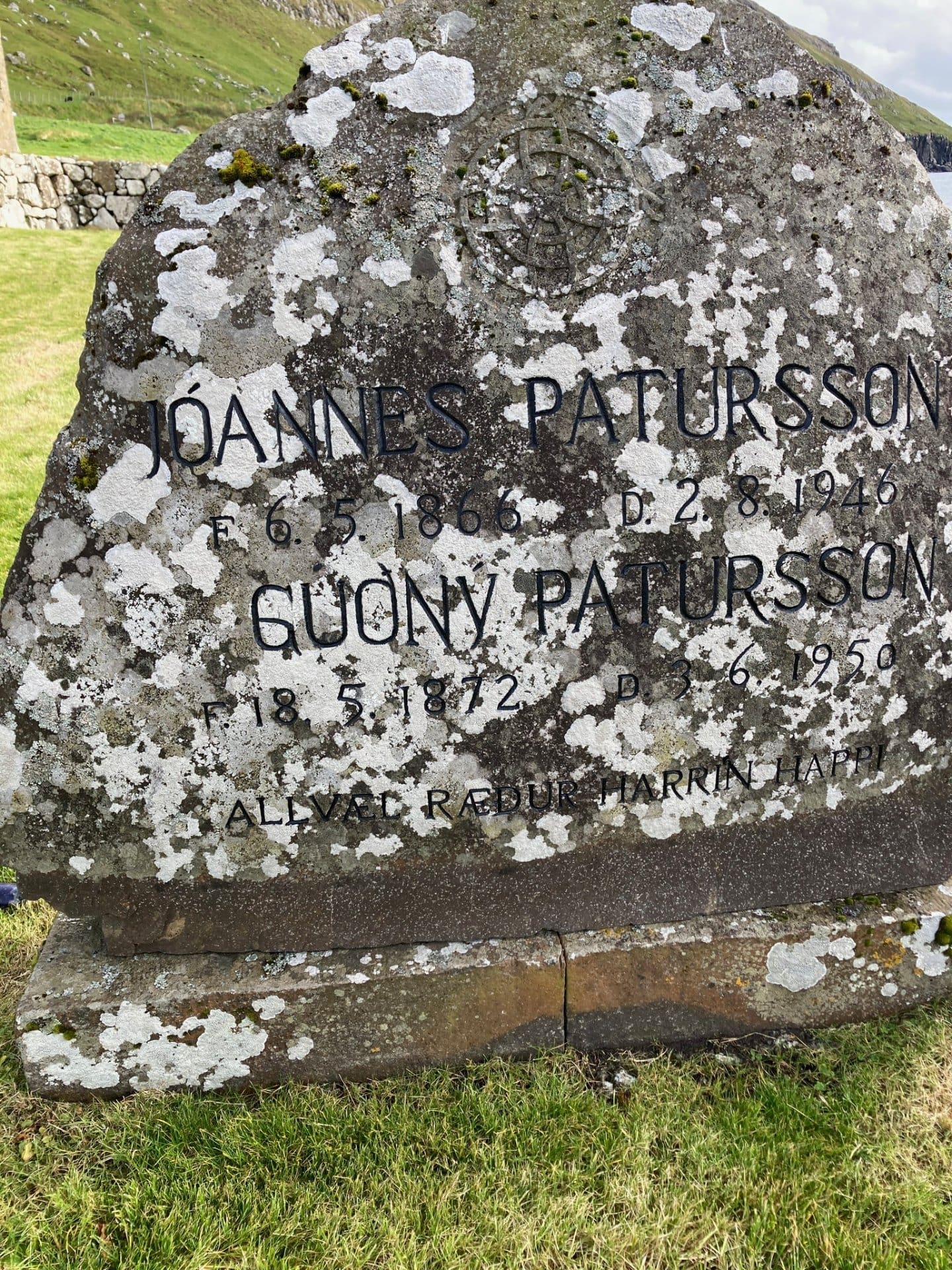 Jóannes Patursson Gravsteinur